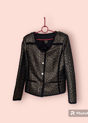 Золотой блестящий пиджак, жакет от glamorous