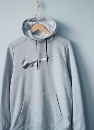 Nike swoosh худи мужское кофта с капюшоном найк серая спортивная adidas puma толстовка4 фото