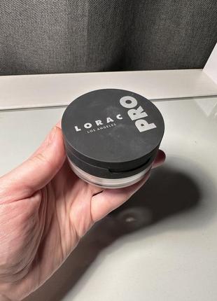 Пудра lorac pro blurring translucent loose powder прозора пудра для обличчя6 фото