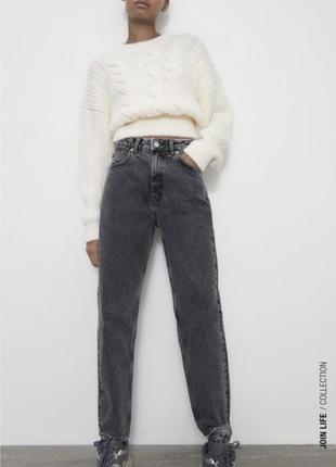 Zara mom jeans1 фото