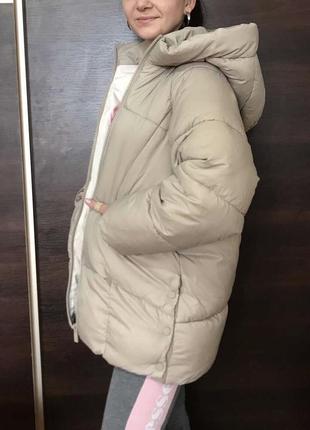 Теплая курточка, пуховик от zara2 фото