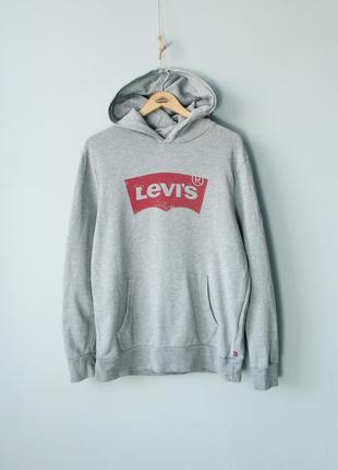 Levi's худі чоловіче толстовка кофта з капюшоном з великим логотипом big logo левіс левайс nike champion adidas