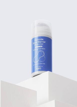 Зволожуючий бар'єрний крем з керамідами, purito dermide relief barrier moisturizer, 100 ml, пуріто, пюріто4 фото