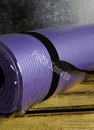 Коврик для йоги и фитнеса nbr, каремат, вспененный каучук10 фото