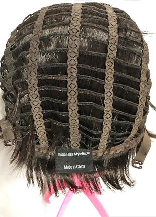 Новый шикарный стильный парик сша 100% натуральные волосы! идеальная укладка! люкс!...