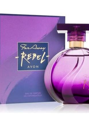 Жіноча парфумна вода avon far away rebel, 50мл