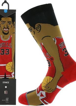 Баскетбольные носки stance scottie pippen chicago bulls