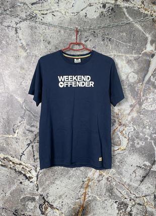 Мужская крутая оригинальная футболка weekend offender размер l