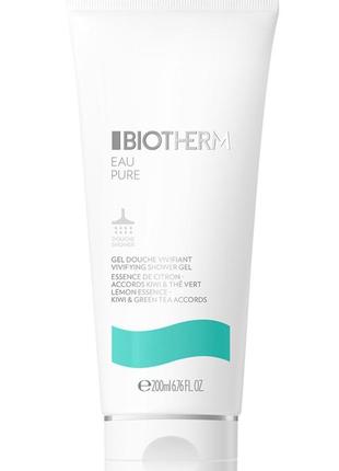 Гель для душа biotherm eau pure 200 ml.