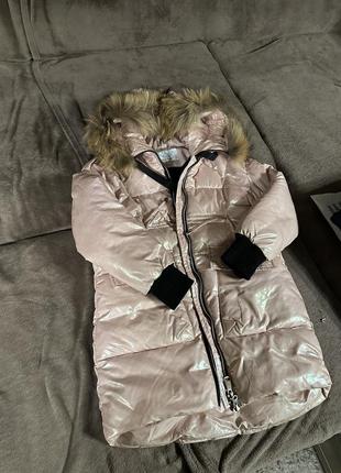 Зимове пальто на дівчинку 152 ріст2 фото