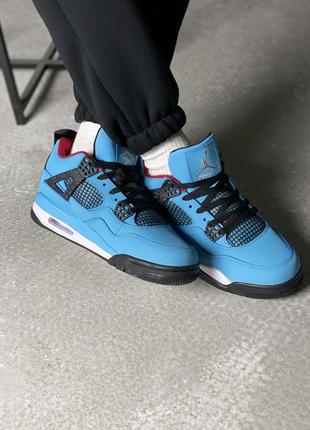 Nike air jordan 4 retro travis scott cactus jack3 фото