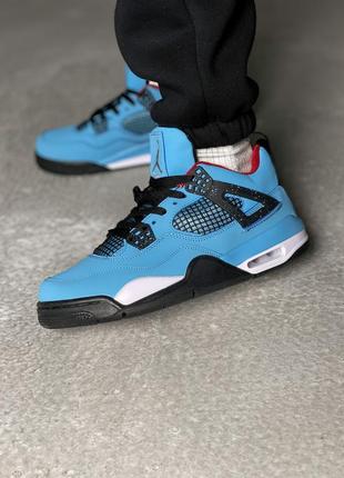 Nike air jordan 4 retro travis scott cactus jack2 фото