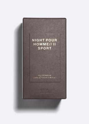 Парфумована вода zara night pour homme//ii sport 100 мл2 фото