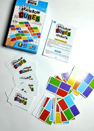 Brainbow cubes настольная игра мышления карты карточки украина брейншторм