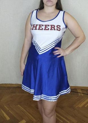 Платье маскарадное черлидерша, cheerleading3 фото