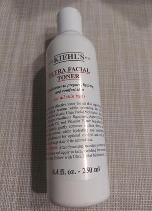 Увлажняющий тоник для лица для всех типов кожи kiehl's ultra facial toner 250 ml2 фото