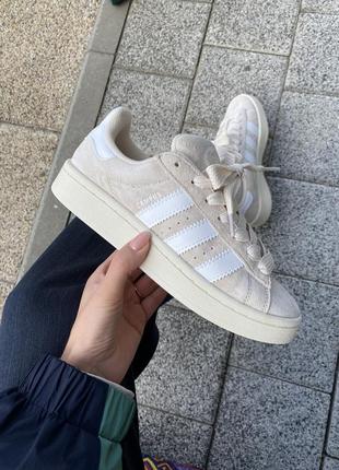 Жіночі кросівки adidas campus beige white 36-37-38-39-40-41