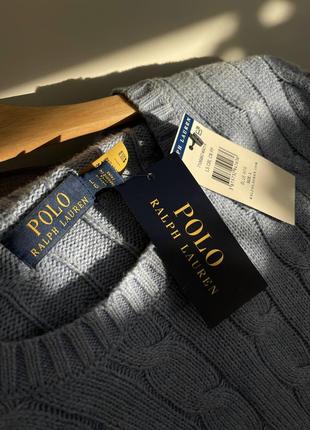 Хлопковый свитер polo ralph lauren мужская модель 2023 года5 фото