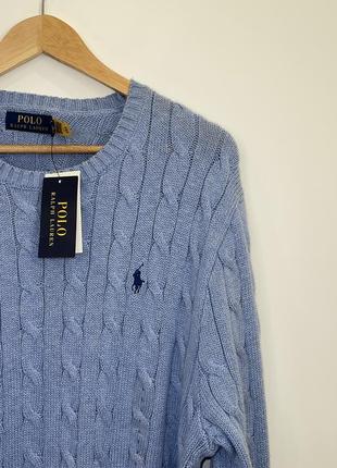 Хлопковый свитер polo ralph lauren мужская модель 2023 года3 фото