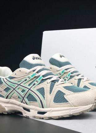 Женские кроссовки спортивныеasics gel-kahana 8 light green асимкс гель кахана 8 Светло зеленоеное