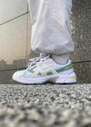 Женские кроссовки asics gel-1130 white green 36-37-38-39-40-412 фото