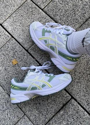 Женские кроссовки asics gel-1130 white green 36-37-38-39-40-4110 фото