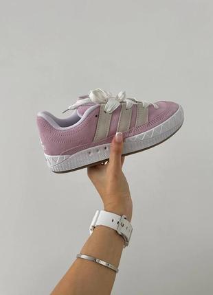 Кроссовки adidas adimatic “pink/white” premium8 фото