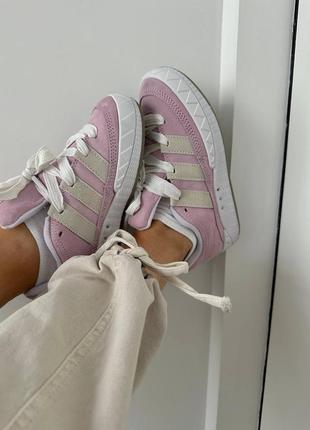 Кроссовки adidas adimatic “pink/white” premium4 фото