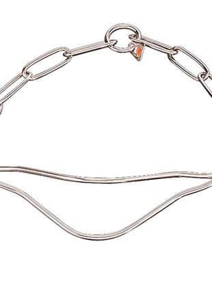 Выставочный ошейник для собак sprenger show collar standard 3 мм 64 см серебристый (4022853076946)1 фото