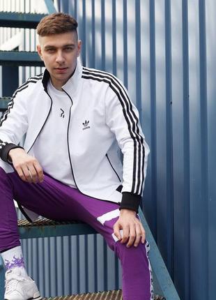 Олимпийка мужская adidas белая /кофта2 фото