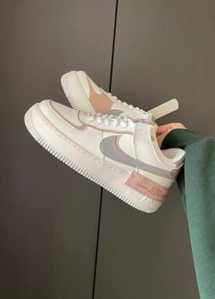 Кроссовки nike air force shadow peach5 фото