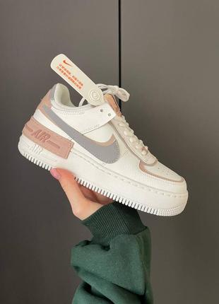 Кроссовки nike air force shadow peach3 фото