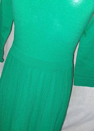 Трикотажное  вязаное платье4 фото