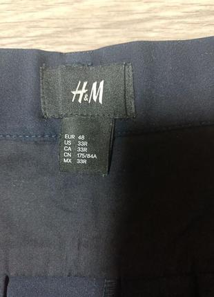 Шорты классические мужские h&m 48 размер w33 карго6 фото