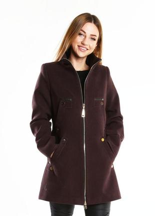 Пальто volange коричневый (ds-0923-dark-brown)