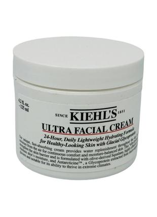 Зволожуючий крем для обличчя длч всіх видів шкіри kiehl's ultra facial cream 125 ml.