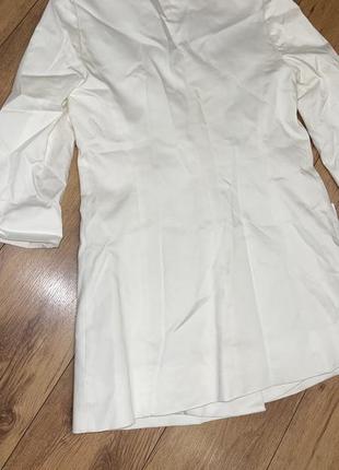 Оригинальное платье блейзер платья белое2 фото
