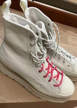 Ботинки, черевики, чоботи converse chuck taylor crafted boot hi4 фото