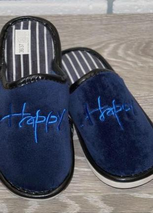 Дитячі кімнатні / домашні тапочки підліткові (розміри: 38/39, 40/41)