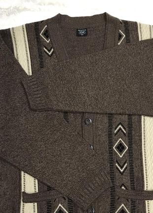 Красивый винтажный мужской кардиган кофта / в идеале3 фото