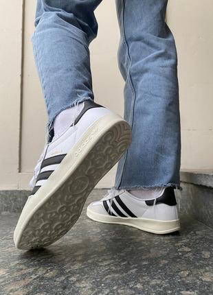 Мужские кроссовки adidas gazelle indoor black white 42-43-446 фото