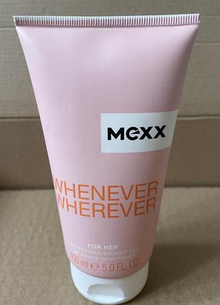 Mexx whenever wherever for her гель для душу 150ml