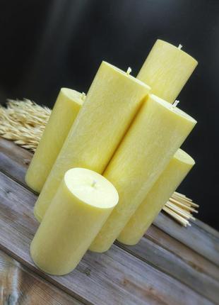 Набор свечей с пальмового воска. свечи с натуральным воском. интерьерные свечи.