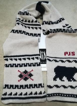 Шарф італійського бренда parajumpers. 100% вовна max mara missoni