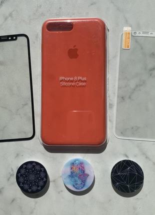 Силіконовий чохол скло для iphone 6s/6s /7/7 /8/8 /xs/xr/xs мах/11 /11 pro5 фото