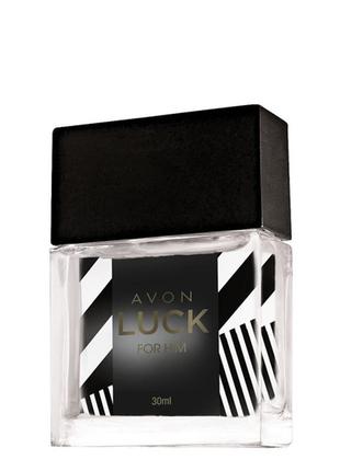 Чоловіча туалетна вода avon luck, 30 мл