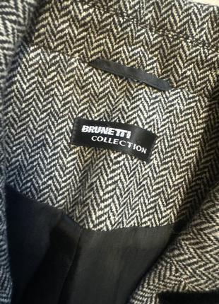 Brunetti пиджак жакет качество премиум шерсть 59 %5 фото
