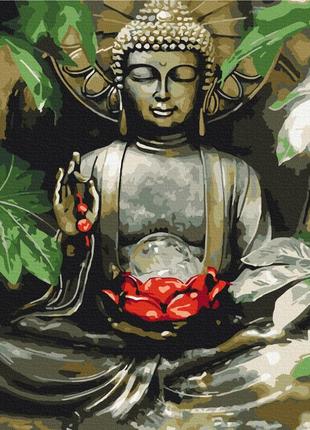 Картины по номерам "баллийський будда" раскраски по цифрам. 40*50 см.украина