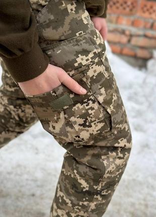 Штани ріп стоп на omni-heat зимові військові штани піксель зимові штани омні хіт5 фото