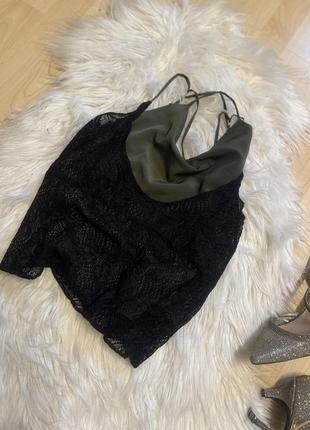 Топ з мереживом подвійний